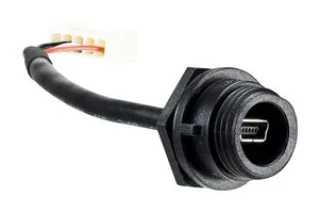 כבל תעשייתי USB - נקבה MINI B ← נקבה PX0443 - MOLEX