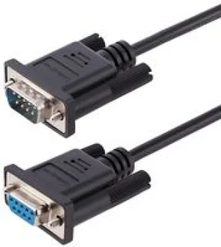 כבל RS232 Null Modem DB9 - 3m - F/M
