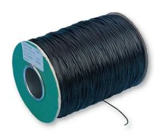 חוט קשירה שחור עם ציפוי שעווה - 2.16MM X 0.35MM - גליל 457 מטר