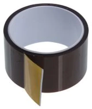 סרט הדבקה פוליאמיד ענבר 4.57M X 25.4MM