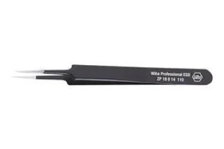 פינצטה מקצועית אנטי סטטית - WIHA 5 SA - STRAIGHT & POINTED