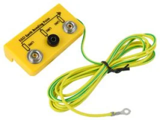 בסיס התחברות למשטח אנטי סטטי - 1X 4MM BANANA , 2X 10MM STUD