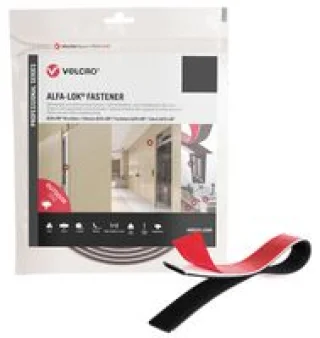 גליל ולקרו דביק שחור - VELCRO AL - HOOK & LOOP 25MM X 3M