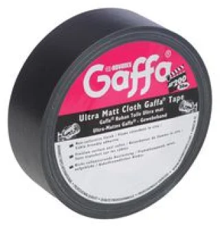 סרט חבלה שחור מבד - רוחב 50 מ''מ - AT200 ULTRA MATT CLOTH