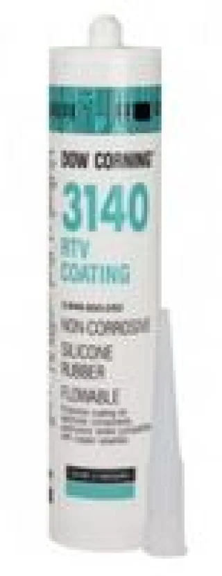 משחת סיליקון RTV - מזרק 310 מ''ל - DOW CORNING 3140 CLR