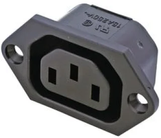 שקע חשמל IEC 10A לפנל