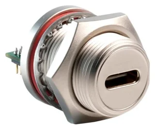 מחבר D-TYPE HIGH DENSITY למעגל מודפס - נקבה 62 מגעים