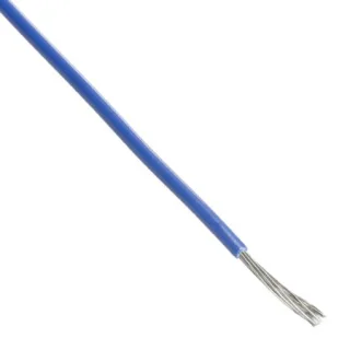 כבל חשמל גמיש לאלקטרוניקה - 18AWG - גליל 30.5 מטר - בידוד כחול