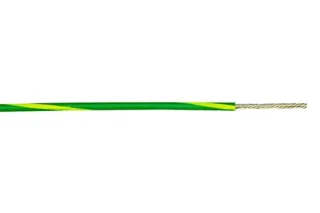 חוט PVC 16 AWG ירוק/צהוב