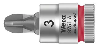 ביט פיליפס PH3 למפתח ''1/4 - WERA ZYKLOP 8751
