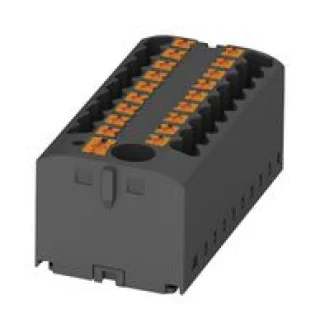 מחבר טרמינל בלוק - PTFIX 6/6X2,5 BK - 7 POLE , 24A , 500V