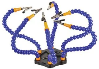 יד שלישית מקצועית עם 6 זרועות גמישות - Duratool D03419