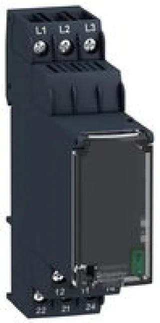 ממסר פיקוח פאזה DPDT 8A 250VAC - DIN Rail