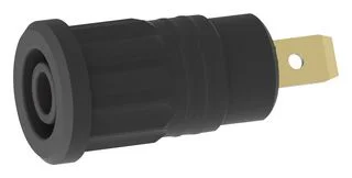 שקע בננה 4MM לנעיצה לפנל - בידוד אדום - TENMA 72-14254