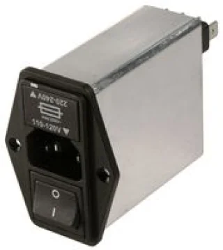 מסנן EMC / RFI עם כניסת מתח IEC - סדרה 6A - FN393