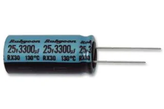 קבל אלקטרוליטי 47µF 50V רדיאלי