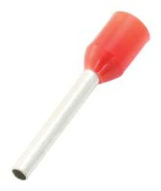 סופיות מבודדות לכבל 1.0MM² - אדום - 100 יחידות