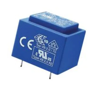שנאי PCB מבודד מקופסל 230V ⇒ 6V 3.2VA