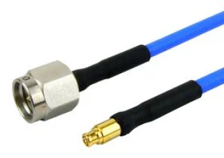 כבל קואקסיאלי RF 305mm - SMA Plug ל-Mini SMP Jack - 50 ohm