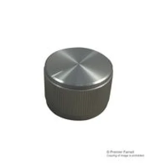 כפתור אלומיניום כסוף - 23.8MM