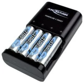 מטען סוללות NiCd/NiMH ל-AAA/AA, 240VAC, תקע EU/UK