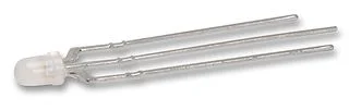 לד אדום אולטרה / ירוק 20mA - T-1 3/4 (5mm) Through Hole