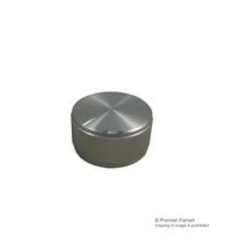 כפתור אלומיניום כסוף - 31.8MM