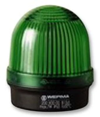מנורת התראה ירוקה קבועה - (7W , 12V ~ 240V (AC/DC