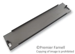 פנל אלומיניום מסוכך למארז 19 אינץ' - 128.4MM X 25.4MM - 3U