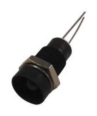 נורת לד 5 מ''מ אדומה עם תושבת לפנל