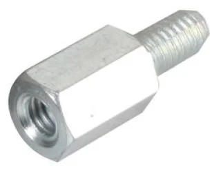 ספייסר משושה מפלדה - זכר/נקבה - M4 X 10MM