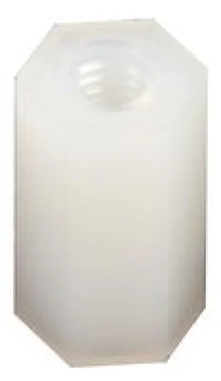 ספייסר משושה פלסטיק נקבה/נקבה M3 X 10MM