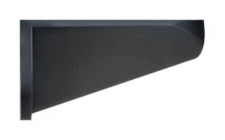 תפס קיר שחור למנורות התראה מודולריות - 65X30X55MM