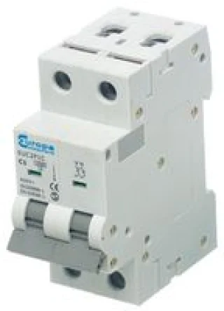 מנתק מעגלים - סדרה 2A , 230VAC , 2 POLE , C CURVE - EUCXP
