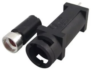 מחזיק נתיך - 250V, 10A, 5x20mm - הרכבת PCB, מכסה כידון