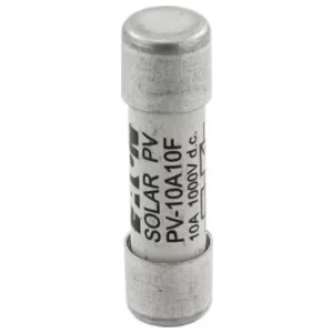 נתיך 10A 1000V DC SOLAR FERRULE 10X38MM
