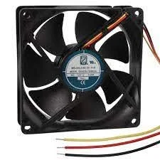 מאוורר DC 50x50x15mm 12VDC 14CFM 0.11A - מיסב כדורי - פלט אזעקה