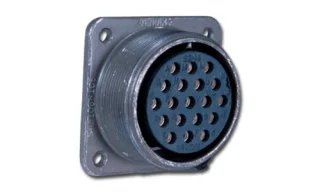 מחבר MIL-SPEC עגול SIZE 12 - BOX MOUNT RECEPTACLE SKT 5015