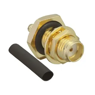 מחבר RF RP-SMA נקבה לכבל RG-178 - לחיצה