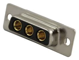 מחבר D-Sub POWER-D IP67 3 פיני כוח 20A נקבה SOLDER CUP