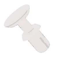 ניטים לבנים מפלסטיק - קוטר חור 3.7MM , עובי פנל 1.2MM ~ 2.1MM