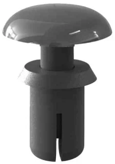 ניטים שחורים מפלסטיק - קוטר חור 3.7MM , עובי פנל 4.5MM ~ 5.5MM
