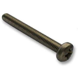 ברגים מנירוסטה - ראש עגול - פיליפס - M6 X 25MM