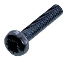 ברגים מפלדה מושחרת - ראש עגול - פיליפס - M5 X 12MM