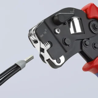 לוחץ לסופיות עגולות - KNIPEX 97 90 06 - 0.25MM² - 16MM²