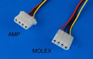 מחבר MOLEX להלחמה למעגל מודפס - סדרת SHERLOCK - זכר 2 מגעים