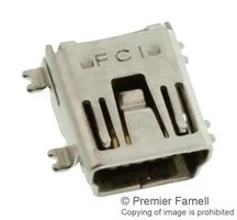 מחבר USB מיני B 2.0 זוויתי SMD