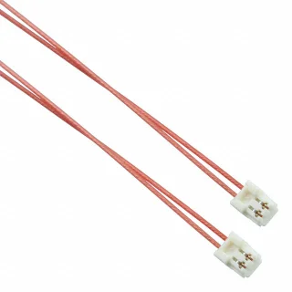 כבל התחברות למחברי JST - סדרת - XSR - שני מגעים - 50MM
