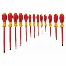 סט מברגים מבודדים (פיליפס+שטוח) - 13 יחידות - WIHA 32094
