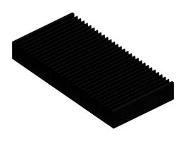 גוף קירור אקסטרודד 0.34 °C/W 150mm